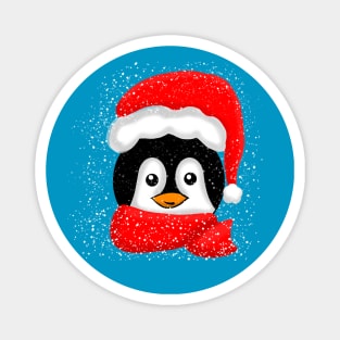 Santa Penguin Magnet